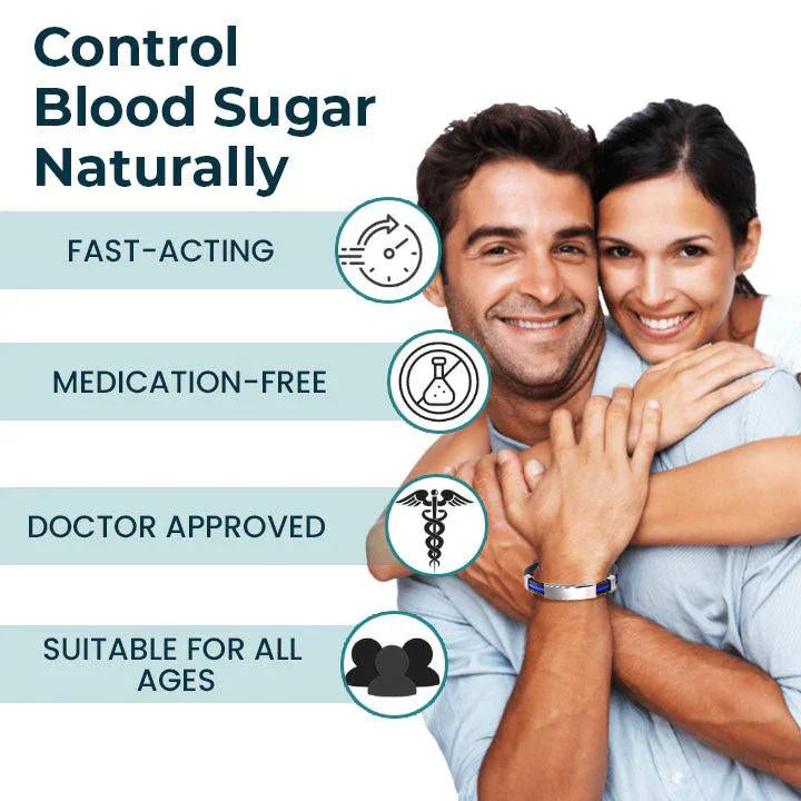 🔥🔥🔥 OveallgoTM Blood Suar TitanION Wristband-Lower Blood Sugar